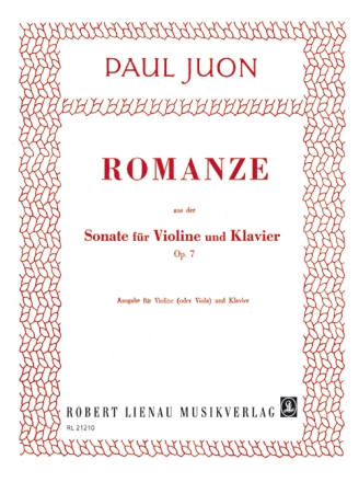 Romanze op.7 fr Violine und Klavier