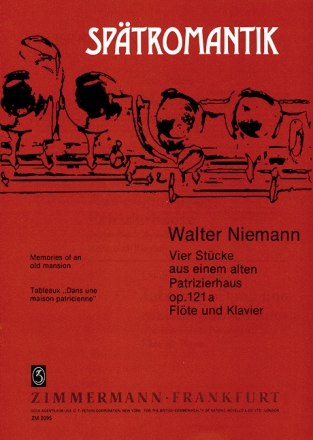 4 Stcke aus einem alten Patrizierhaus op.121a fr Flte und Klavier