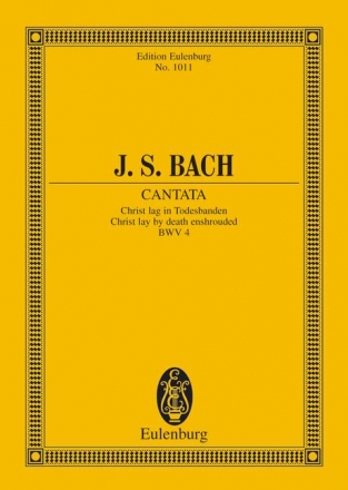 Christ lag in Todesbanden - Kantate Nr.4 BWV4 fr Soli, Chor und Orchester Studienpartitur (dt)