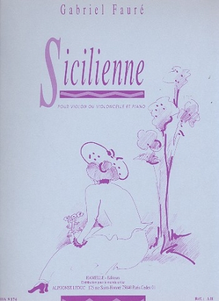 Sicilienne op.78 pour violoncelle ou violon et piano