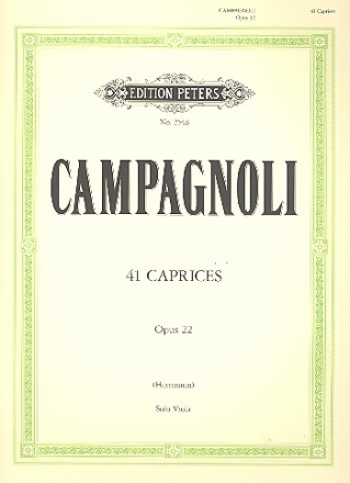 41 Capricen op.22 fr Viola