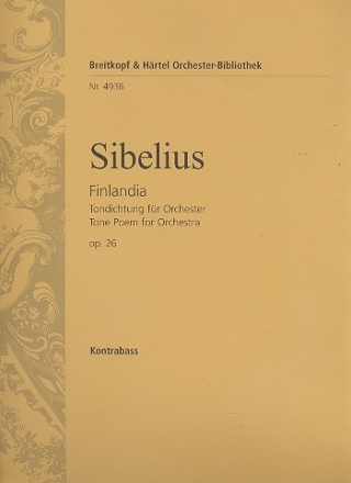 Finlandia op.26 Tondichtung fr Orchester Violoncello