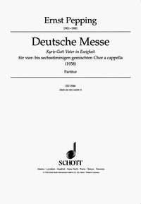 Deutsche Messe fr gemischten Chor (SSATBB) a cappella Chorpartitur