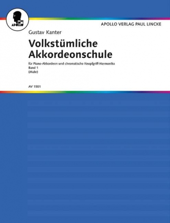 Volkstmliche Akkordeon-Schule Band 1 fr Akkordeon