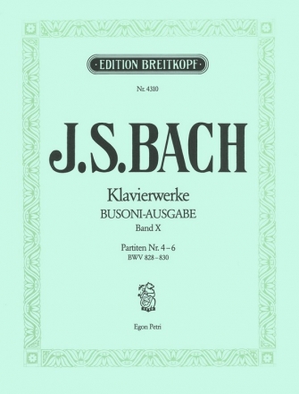 Partiten Nr.4-6 BWV828-830 fr Klavier