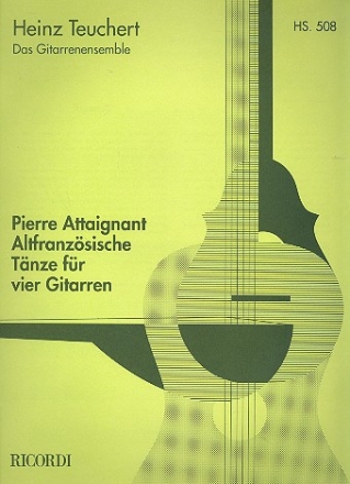 Altfranzsische Tnze fr 4 Gitarren