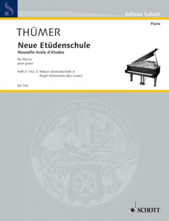 Thuemer, Otto: Neue Etdenschule Band 3 fr Klavier