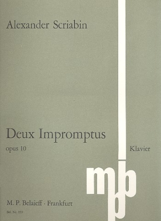 2 Impromptus op.10 fr Klavier