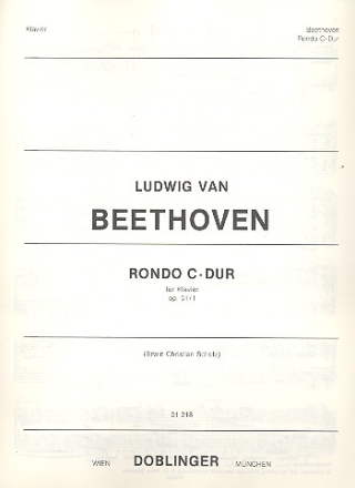 Rondo C-Dur op.51,1 fr Klavier