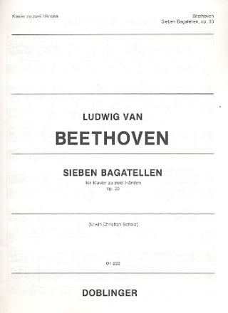 7 Bagatellen op.33 fr Klavier