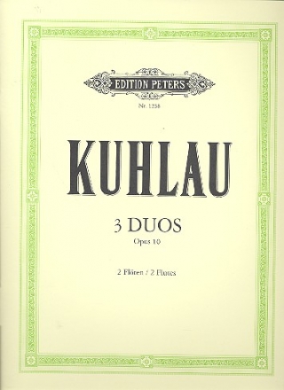 3 Duos op.10 fr 2 Flten Stimmen