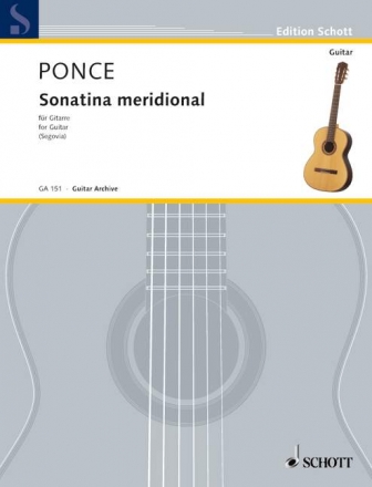 Sonatina meridional fr Gitarre