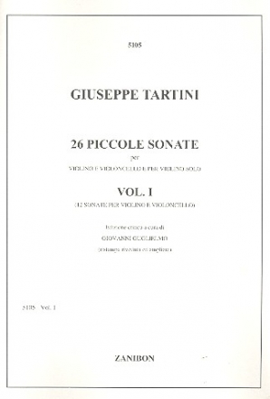 26 piccole sonate vol.1 12 sonate per violino e violoncello