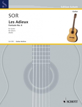 Les adieux op.21,6 Fantasie fr Gitarre