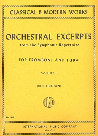 Orchestral Excerpts vol.1 for trombone and tuba