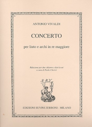 Concerto re maggiore per 2 chitarre partitura