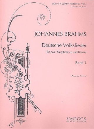 Deutsche Volkslieder Band 1 fr eine Frauen- und eine Mnnerstimme und Klavier (dt)