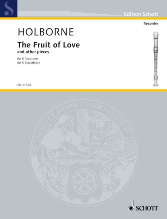 The Fruit of Love and 4 other Quintets for 5 recorders (SAATB) score