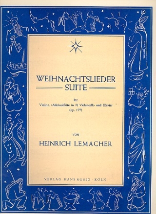 Weihnachtslieder-Suite op.17 fr Klaviertrio Stimmen