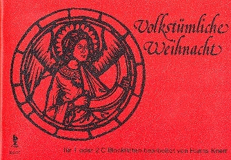 Volkstmliche Weihnacht fr 2 Sopranblockflten Spielpartitur