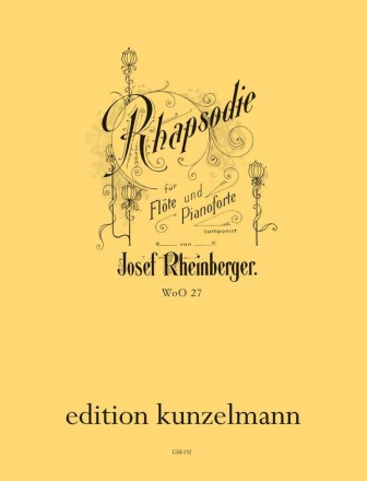 Rhapsodie H-Dur ohne op.27 fr Flte und Klavier