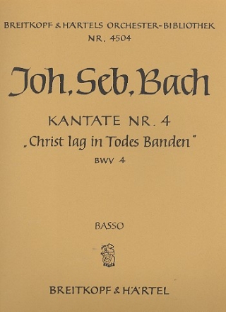 Christ lag in Todesbanden Kantate Nr.4 BWV4 Violoncello / Kontrabass