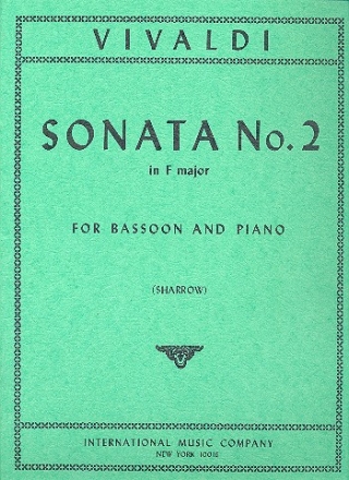 Sonata F major no.2 for bassoon and piano