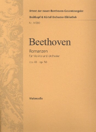 Romanzen F-Dur op.40 und G-Dur op.50 fr Violine und Orchester Violoncello