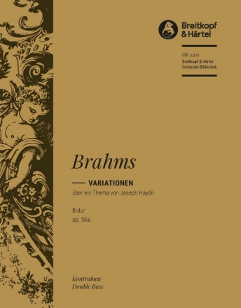 Haydn-Variationen fr Orchester Kontrabass