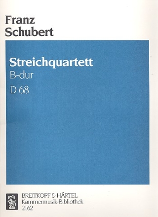 Quartett B-Dur Nr.5 D68 fr 2 Violinen, Viola und Violoncello 4 Stimmen