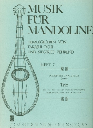 Trio fr 2 Mandolinen und Bc