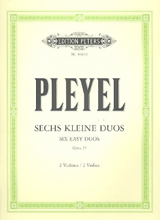 Duos op.23 fr 2 Violinen Stimmen