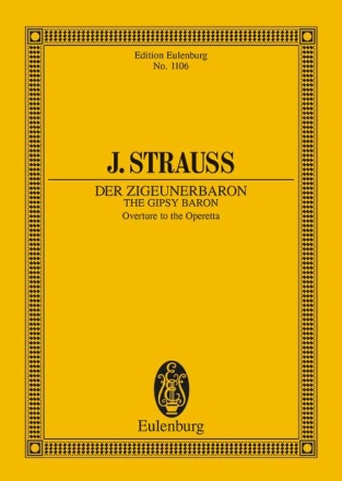 Ouvertre zu Der Zigeunerbaron fr Orchester Studienpartitur