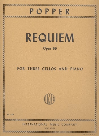 Requiem op.66 for 3 violoncellos and piano