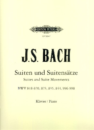 Suiten und Suitenstze fr Klavier