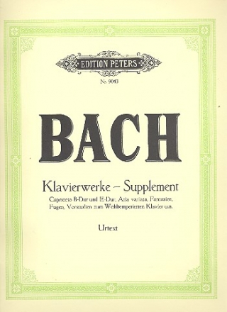 Klavierwerke Supplement