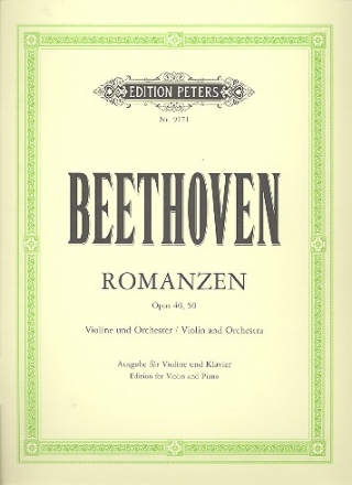 Romanzen op.40 und op.50 fr Violine und Orchester fr Violine und Klavier