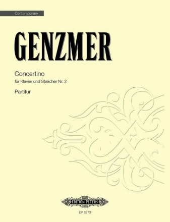 Concertino Nr.2 fr Klavier und Streicher Partitur