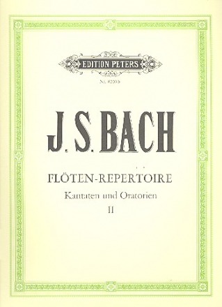 Flten-Repertoire Band 2 fr Flte Fltenpartien aus dem Kantaten- und Oratorienwerk Band 2