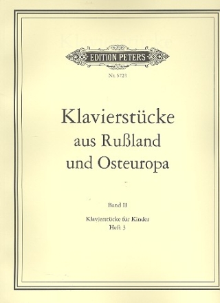 Klavierstcke aus Ruland und Osteuropa Band 2 Komponisten fr Kinder Band 3