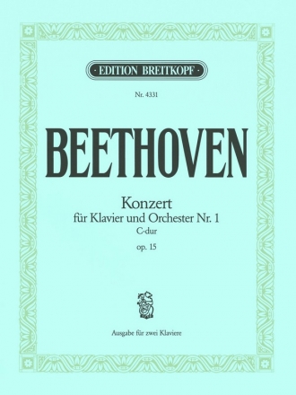 Konzert C-Dur Nr.1 op.15 fr Klavier und Orchester fr 2 Klaviere