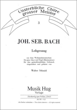 Lobgesang fr gem Chor und Orgel Partitur (dt)