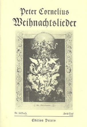 Weihnachtslieder op.8 fr Gesang (tief) und Klavier (dt/en)