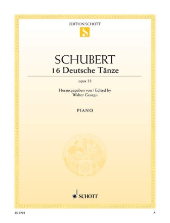 Deutsche Tnze op.33 fr Klavier