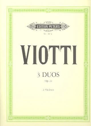 Duos op.29 fr 2 Violinen Stimmen