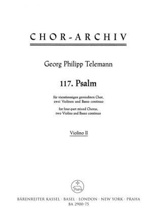 Laudate Jehovam fr gem Chor, 2 Violinen und Bc Violine 2