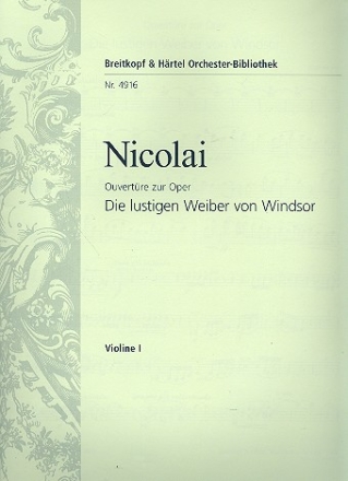 Die lustigen Weiber von Windsor - Ouvertre fr Orchester Violine 1