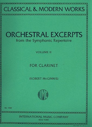 Orchestral Excerpts vol.2 for clarinet