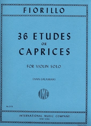 36 Studies or Capriccios for violin