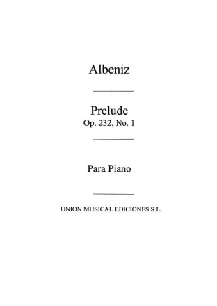 Prelude op.232,1 for piano